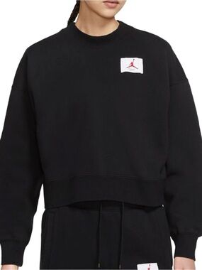 Nike Jordan Flight Fleece Pullover Style Medium CV7783-010